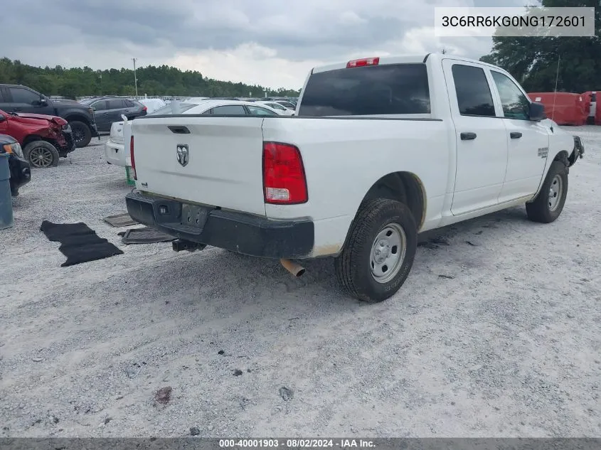 2022 Ram 1500 Classic Tradesman 4X2 5'7 Box VIN: 3C6RR6KG0NG172601 Lot: 40001903