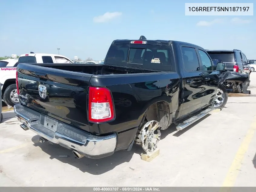 1C6RREFT5NN187197 2022 Ram 1500 Lone Star 4X2 5'7 Box