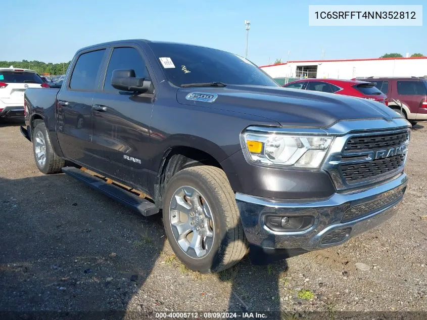 2022 Ram 1500 Big Horn 4X4 5'7 Box VIN: 1C6SRFFT4NN352812 Lot: 40005712