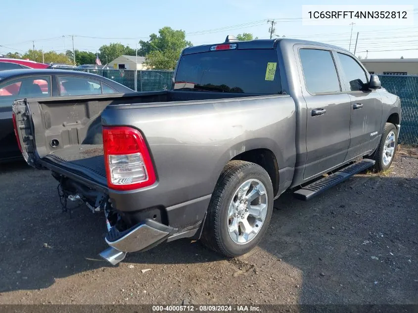 1C6SRFFT4NN352812 2022 Ram 1500 Big Horn 4X4 5'7 Box