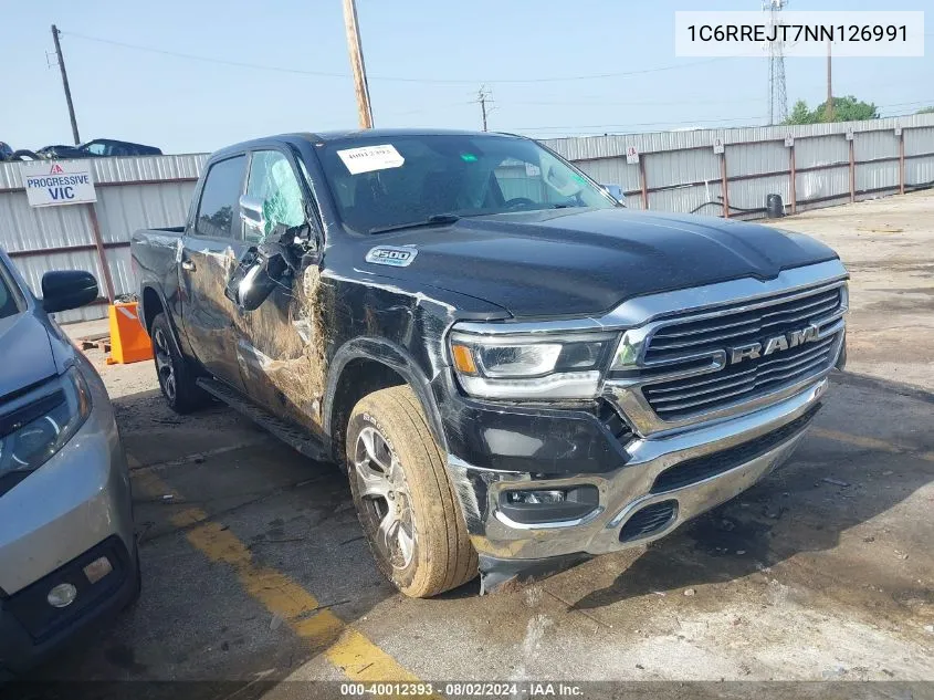 2022 Ram 1500 Laramie 4X2 5'7 Box VIN: 1C6RREJT7NN126991 Lot: 40012393