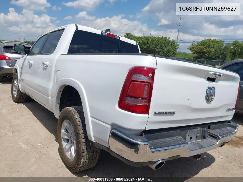 1C6SRFJT0NN269627 2022 Ram 1500 Laramie 4X4 5'7 Box