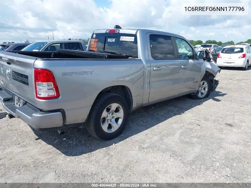 2022 Ram 1500 Big Horn 4X2 5'7 Box VIN: 1C6RREFG6NN177796 Lot: 40044420