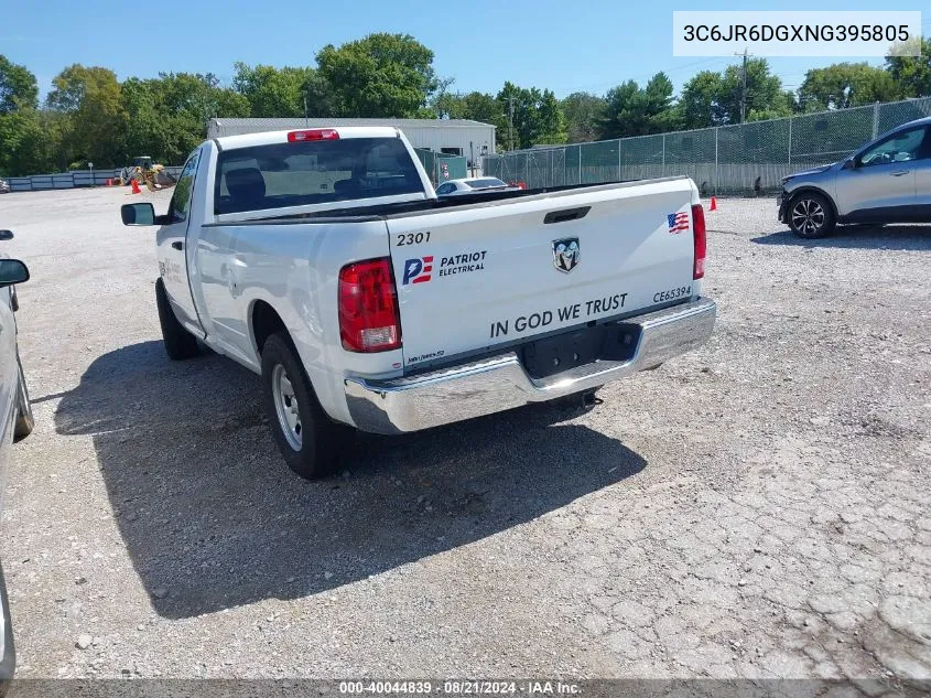 2022 Ram 1500 Classic Tradesman Regular Cab 4X2 8' Box VIN: 3C6JR6DGXNG395805 Lot: 40044839