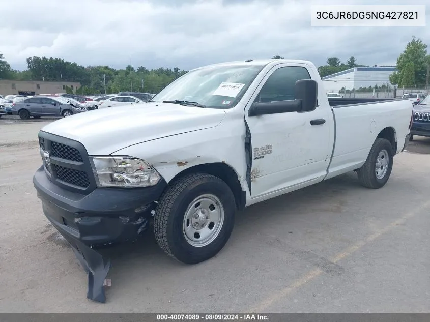 2022 Ram 1500 Classic Tradesman Regular Cab 4X2 8' Box VIN: 3C6JR6DG5NG427821 Lot: 40074089