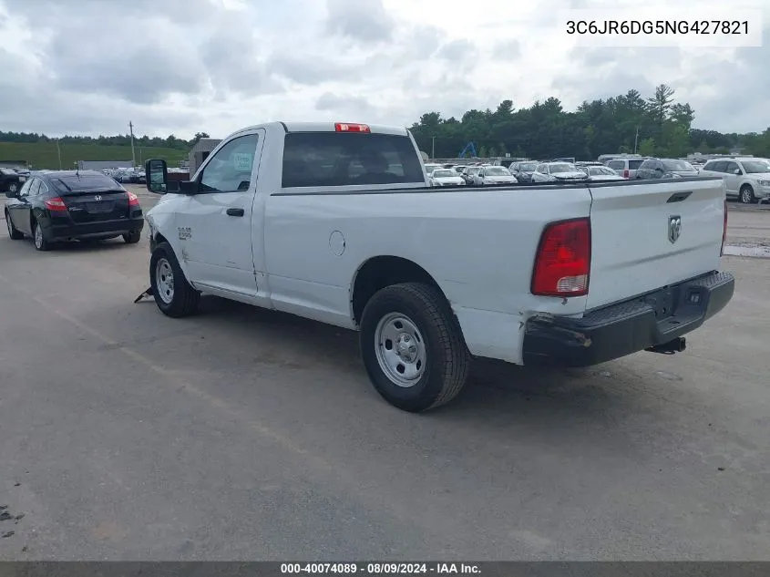 2022 Ram 1500 Classic Tradesman Regular Cab 4X2 8' Box VIN: 3C6JR6DG5NG427821 Lot: 40074089