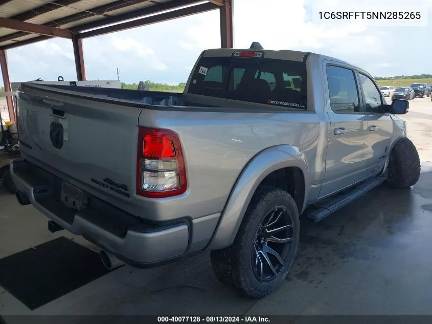 2022 Ram 1500 Big Horn 4X4 5'7 Box VIN: 1C6SRFFT5NN285265 Lot: 40077128