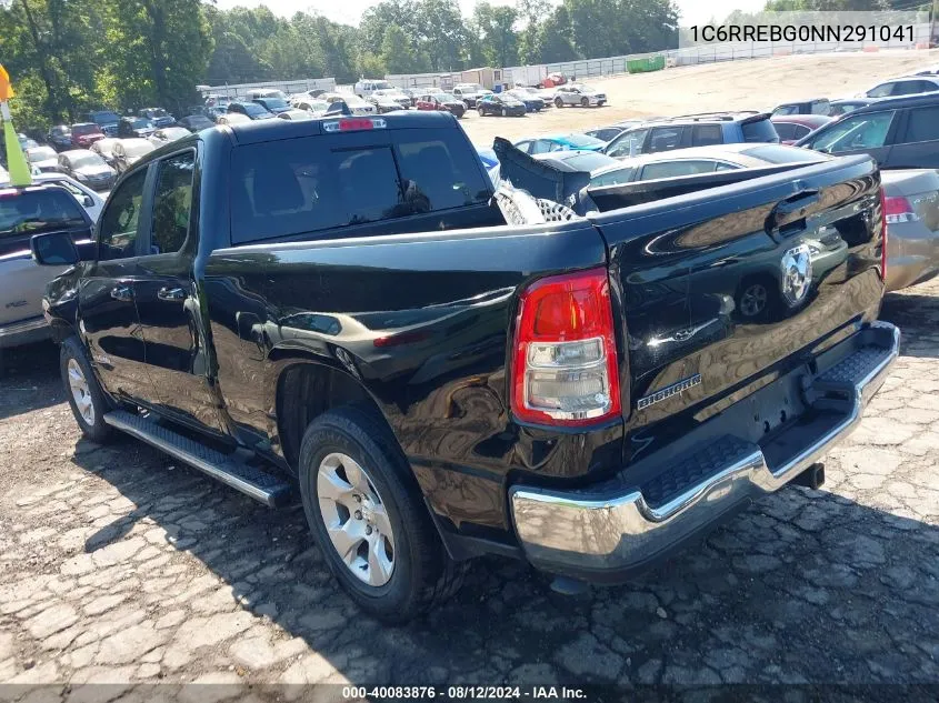 2022 Ram 1500 Big Horn Quad Cab 4X2 6'4 Box VIN: 1C6RREBG0NN291041 Lot: 40083876