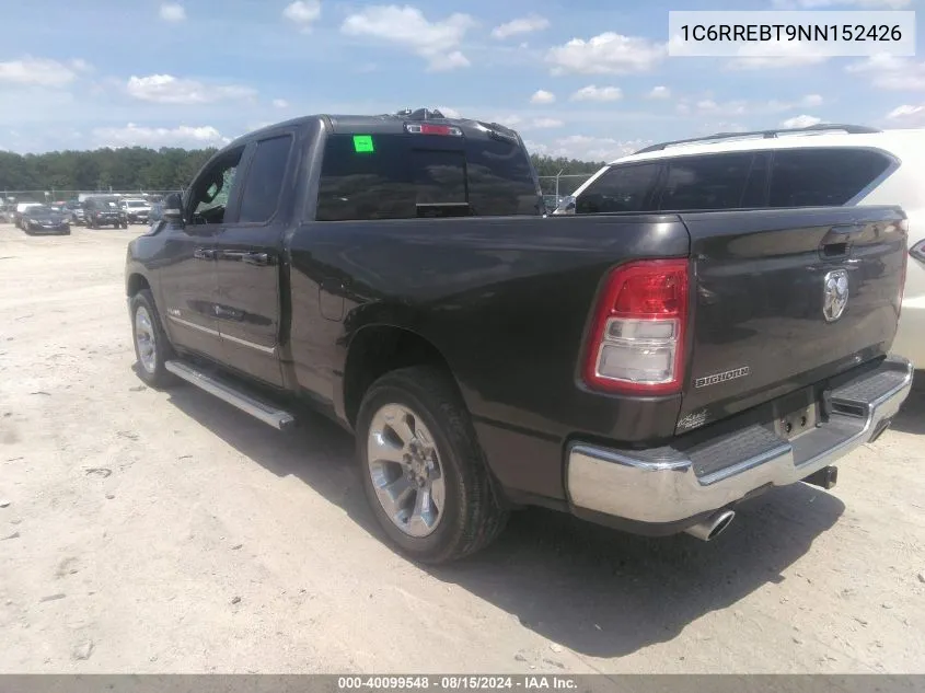 2022 Ram 1500 Big Horn Quad Cab 4X2 6'4 Box VIN: 1C6RREBT9NN152426 Lot: 40099548