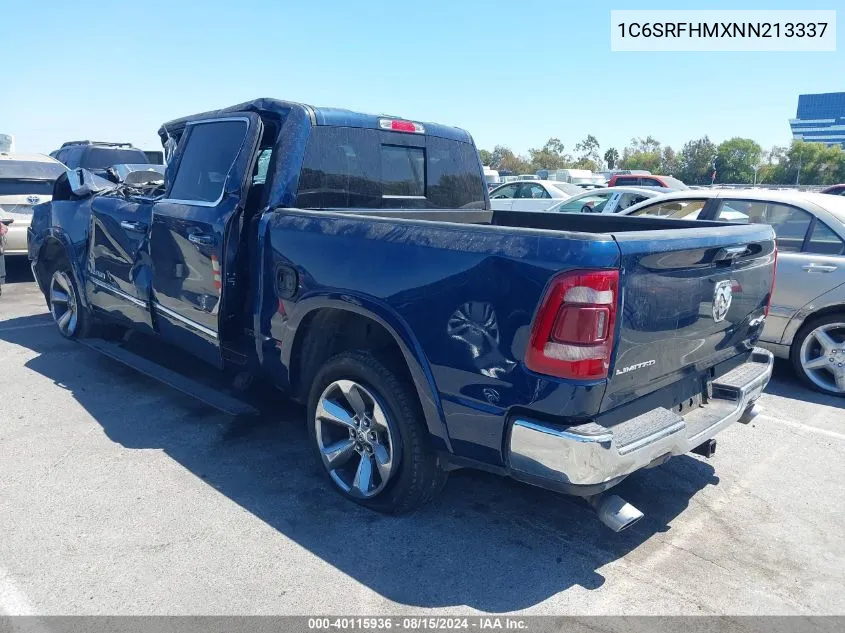 2022 Ram 1500 Limited 4X4 5'7 Box VIN: 1C6SRFHMXNN213337 Lot: 40115936