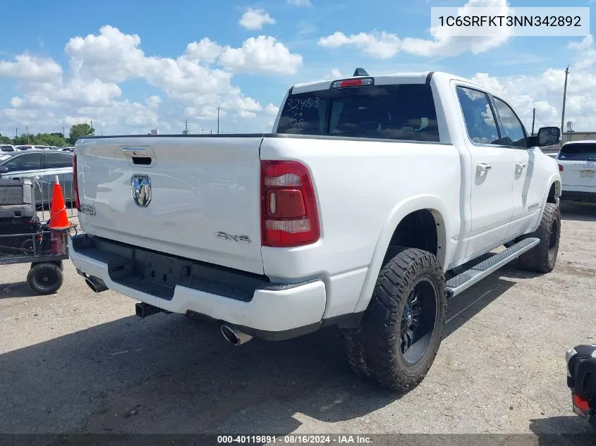 1C6SRFKT3NN342892 2022 Ram 1500 Limited Longhorn 4X4 5'7 Box