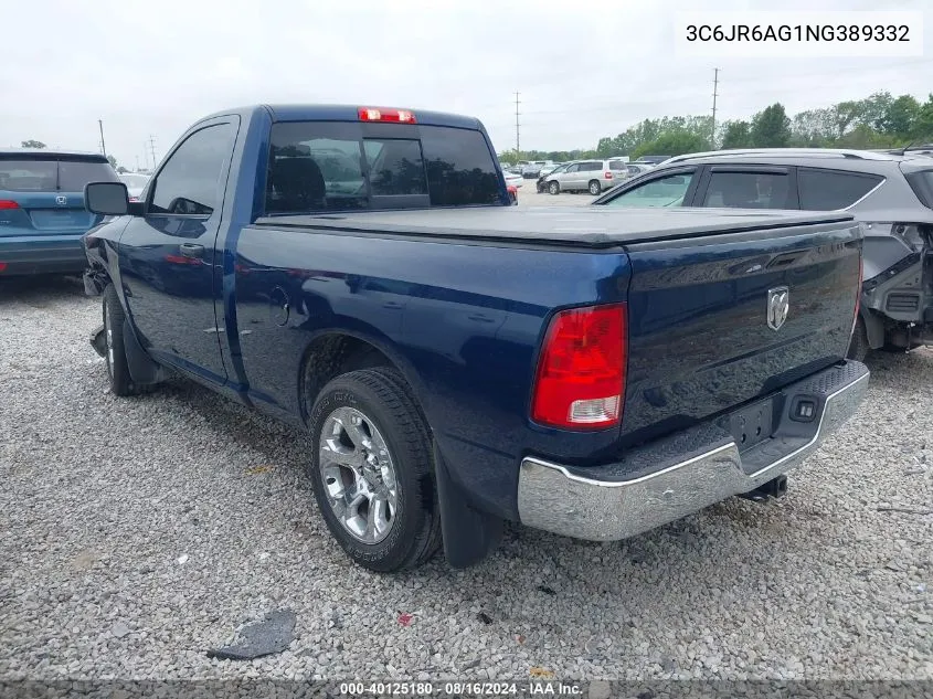 2022 Ram 1500 Classic Tradesman Regular Cab 4X2 6'4 Box VIN: 3C6JR6AG1NG389332 Lot: 40125180