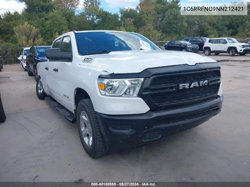 2022 Ram 1500 Tradesman 4X4 6'4 Box VIN: 1C6RRFNG9NN212421 Lot: 40188959