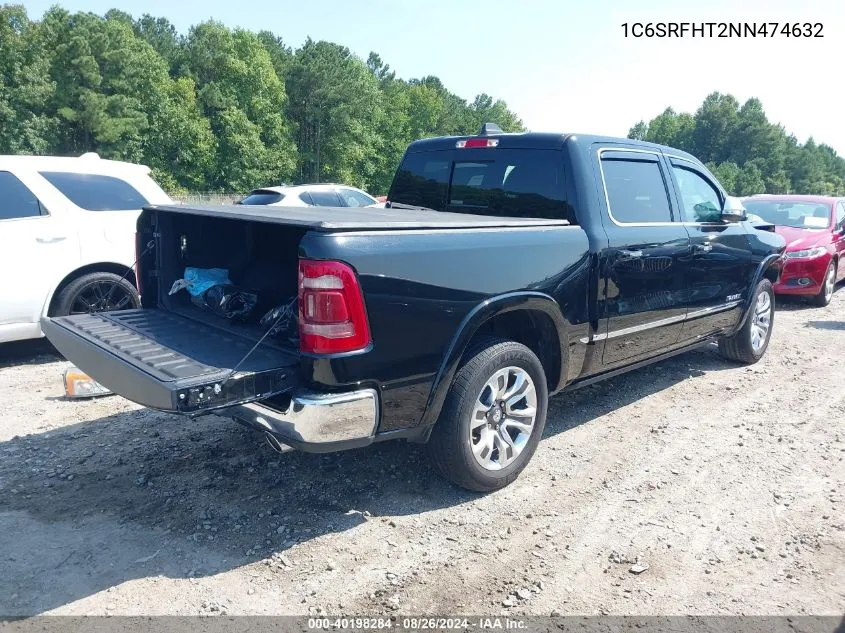 2022 Ram 1500 Limited 4X4 5'7 Box VIN: 1C6SRFHT2NN474632 Lot: 40198284