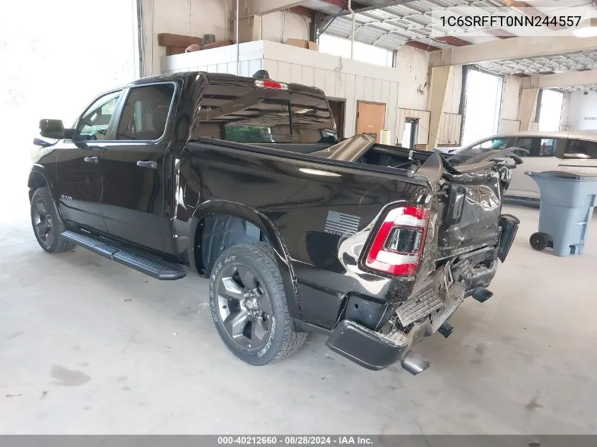 2022 Ram 1500 Big Horn 4X4 5'7 Box VIN: 1C6SRFFT0NN244557 Lot: 40212660