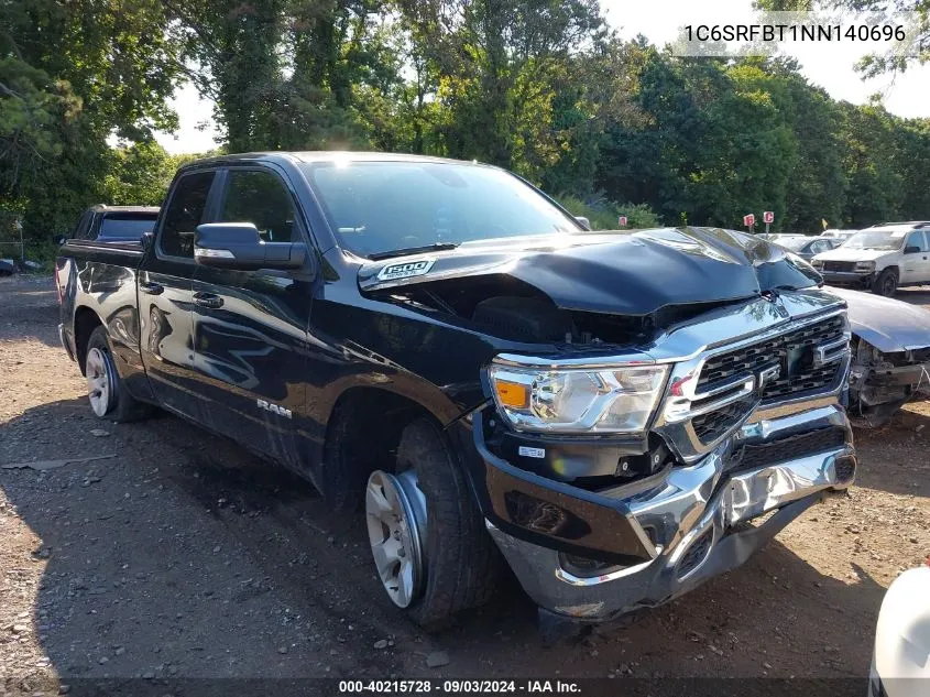 2022 Ram 1500 Big Horn Quad Cab 4X4 6'4 Box VIN: 1C6SRFBT1NN140696 Lot: 40215728