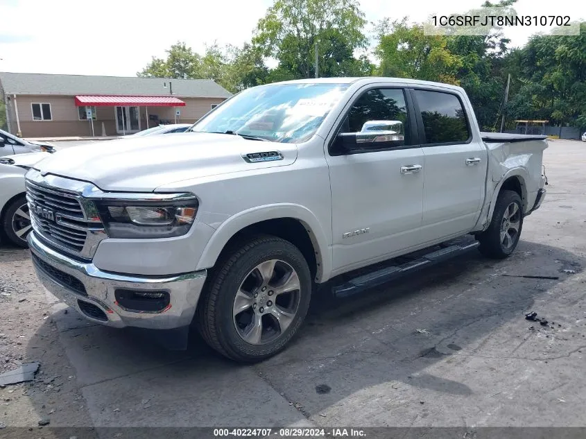 2022 Ram 1500 Laramie 4X4 5'7 Box VIN: 1C6SRFJT8NN310702 Lot: 40224707