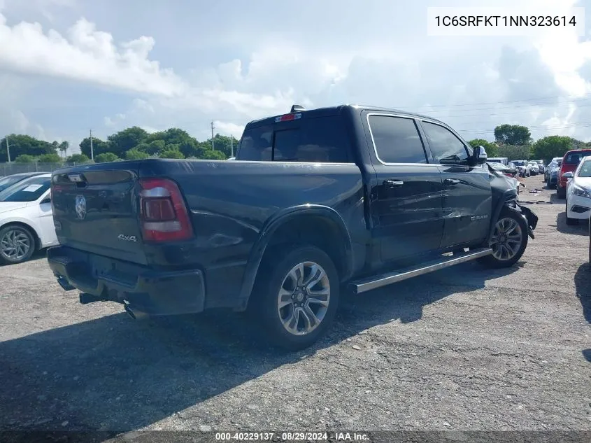 2022 Ram 1500 Limited Longhorn 4X4 5'7 Box VIN: 1C6SRFKT1NN323614 Lot: 40229137