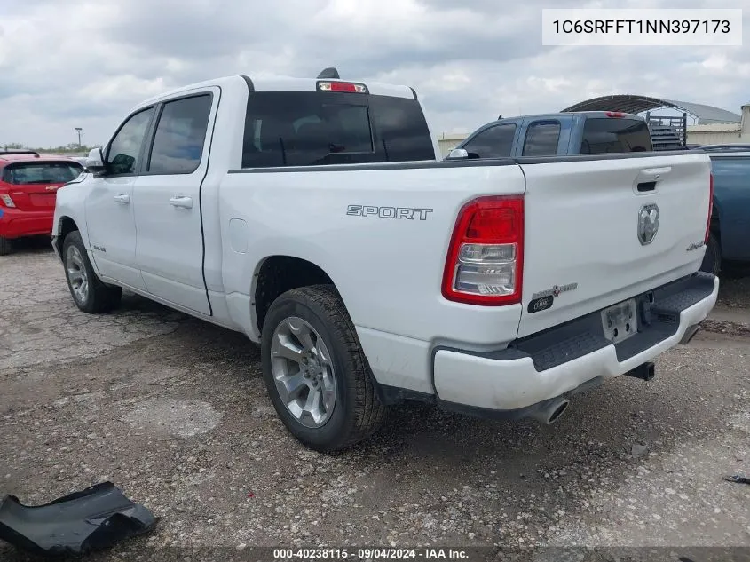 1C6SRFFT1NN397173 2022 Ram 1500 Lone Star 4X4 5'7 Box