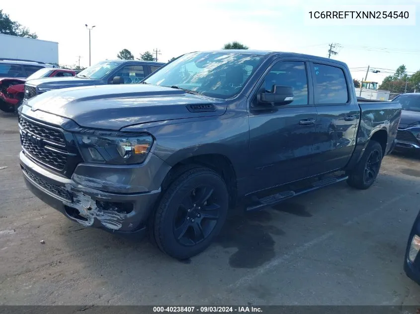 2022 Ram 1500 Big Horn 4X2 5'7 Box VIN: 1C6RREFTXNN254540 Lot: 40238407