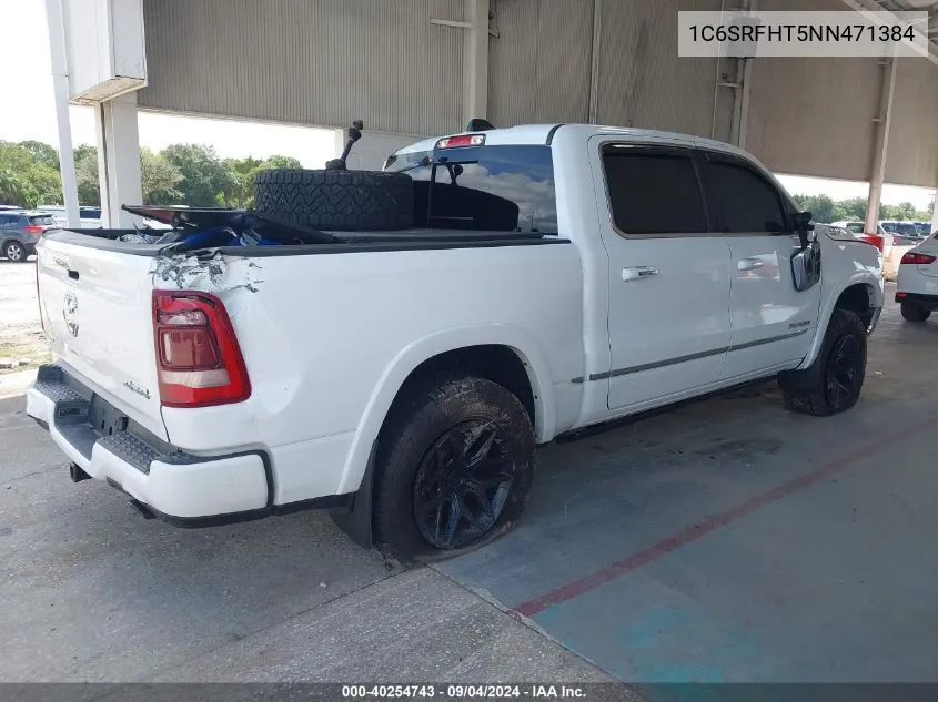 2022 Ram 1500 Limited 4X4 5'7 Box VIN: 1C6SRFHT5NN471384 Lot: 40254743