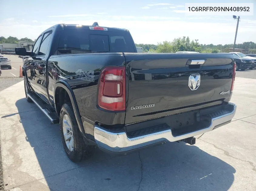 2022 Ram 1500 Laramie 4X4 6'4 Box VIN: 1C6RRFRG9NN408952 Lot: 40257886