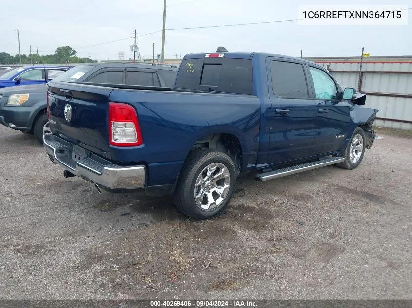 1C6RREFTXNN364715 2022 Ram 1500 Lone Star 4X2 5'7 Box