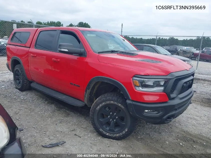 2022 Ram 1500 Rebel 4X4 5'7 Box VIN: 1C6SRFLT3NN395669 Lot: 40294049