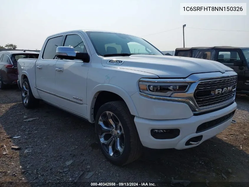 2022 Ram 1500 Limited 4X4 5'7 Box VIN: 1C6SRFHT8NN150326 Lot: 40342558