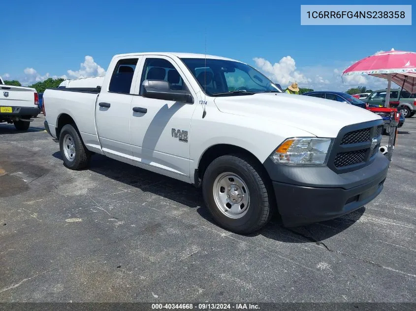 2022 Ram 1500 Classic Tradesman VIN: 1C6RR6FG4NS238358 Lot: 40344668