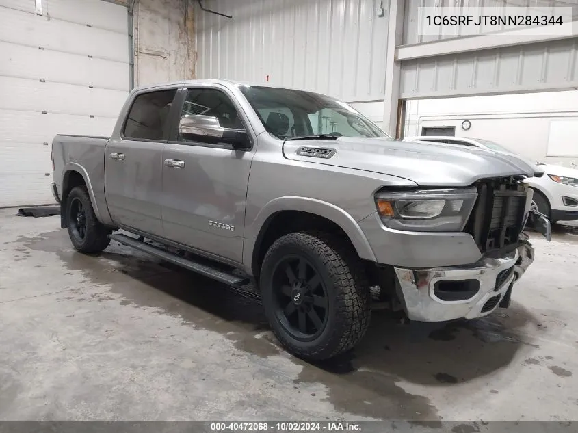 2022 Ram 1500 Laramie 4X4 5'7 Box VIN: 1C6SRFJT8NN284344 Lot: 40472068