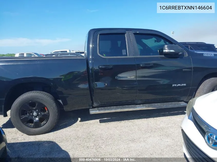 2022 Ram 1500 Big Horn 4X2 6'4 Box VIN: 1C6RREBTXNN146604 Lot: 40476906