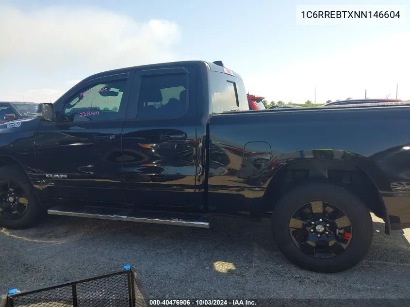 2022 Ram 1500 Big Horn 4X2 6'4 Box VIN: 1C6RREBTXNN146604 Lot: 40476906