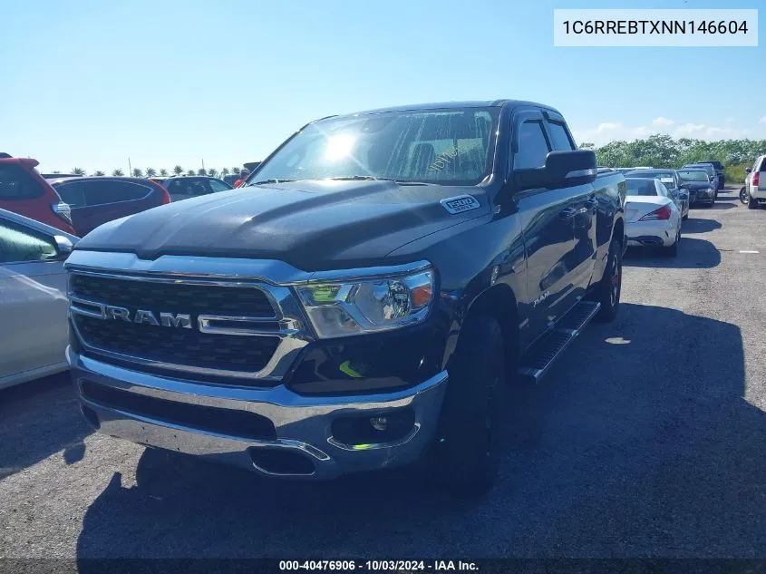 2022 Ram 1500 Big Horn 4X2 6'4 Box VIN: 1C6RREBTXNN146604 Lot: 40476906