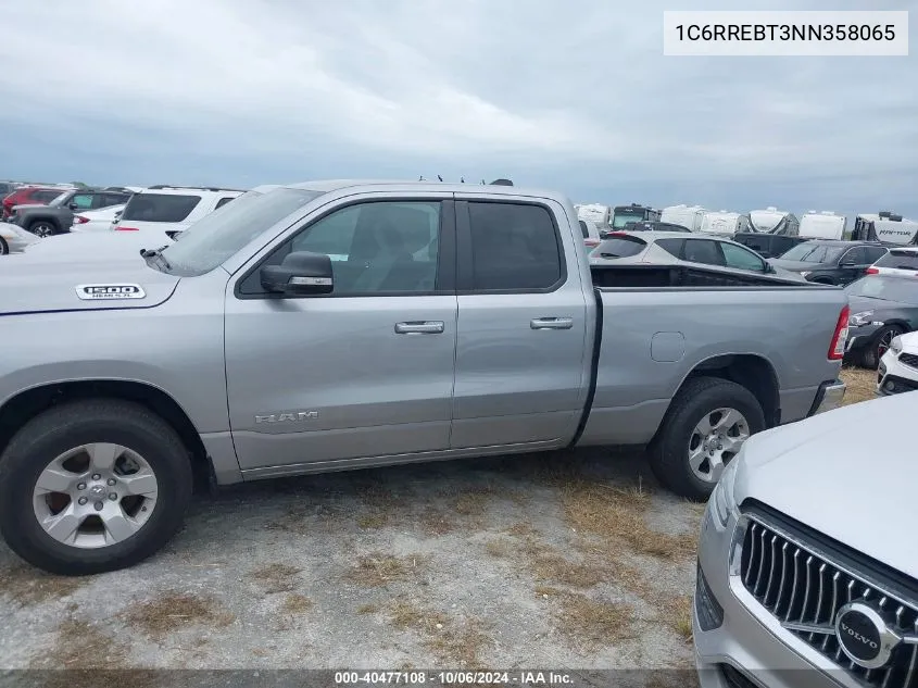 2022 Ram 1500 Big Horn/Lone Star VIN: 1C6RREBT3NN358065 Lot: 40477108