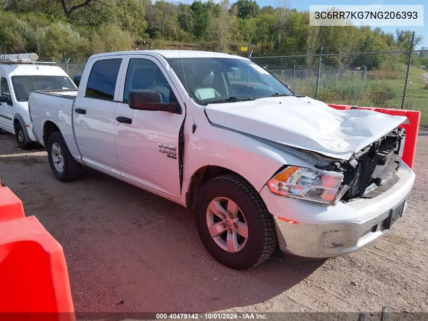 2022 Ram 1500 Classic Tradesman 4X4 5'7 Box VIN: 3C6RR7KG7NG206393 Lot: 40479142