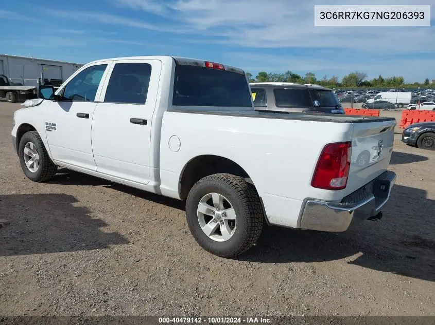 2022 Ram 1500 Classic Tradesman 4X4 5'7 Box VIN: 3C6RR7KG7NG206393 Lot: 40479142