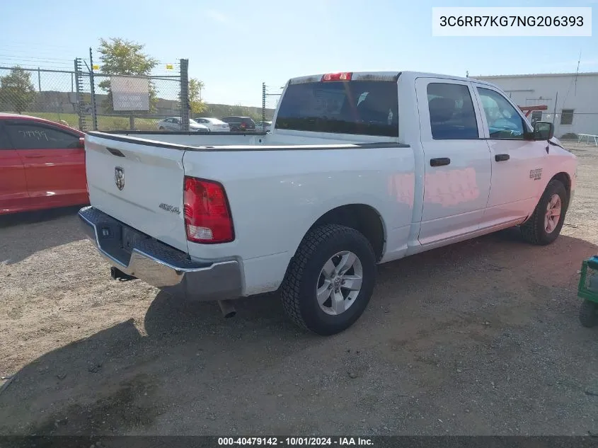 2022 Ram 1500 Classic Tradesman 4X4 5'7 Box VIN: 3C6RR7KG7NG206393 Lot: 40479142