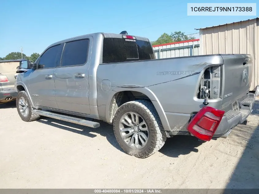 2022 Ram 1500 Laramie 4X2 5'7 Box VIN: 1C6RREJT9NN173388 Lot: 40480084