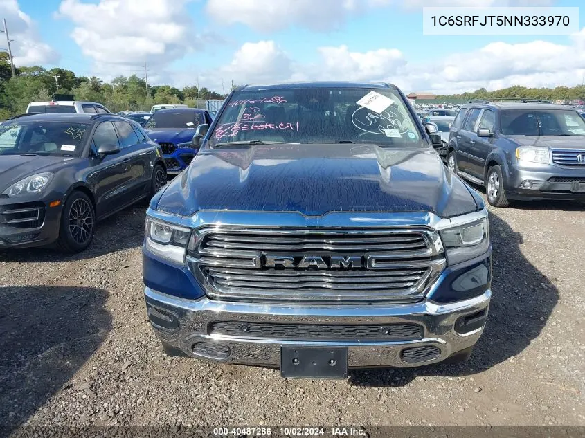 2022 Ram 1500 Laramie 4X4 5'7 Box VIN: 1C6SRFJT5NN333970 Lot: 40487286