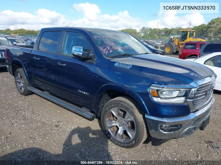 2022 Ram 1500 Laramie 4X4 5'7 Box VIN: 1C6SRFJT5NN333970 Lot: 40487286