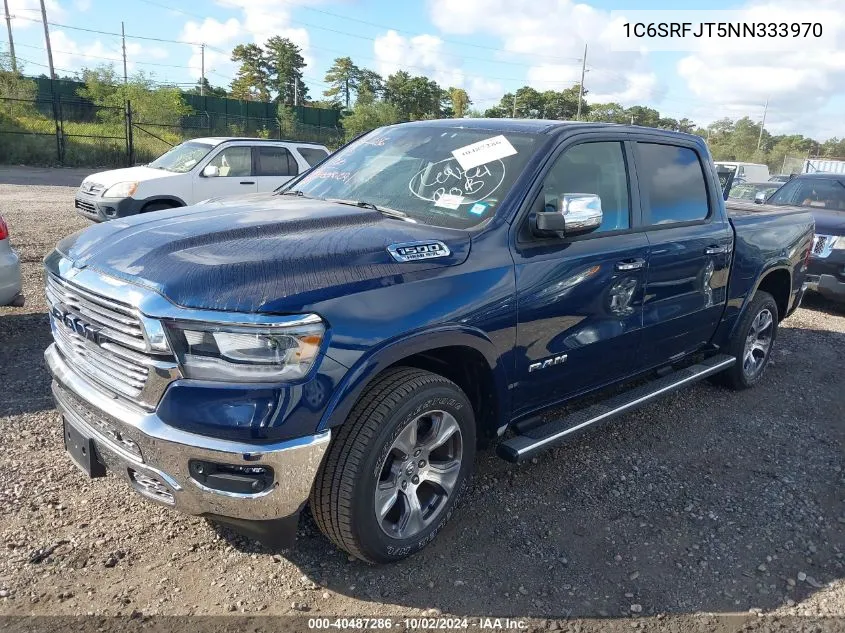 2022 Ram 1500 Laramie 4X4 5'7 Box VIN: 1C6SRFJT5NN333970 Lot: 40487286