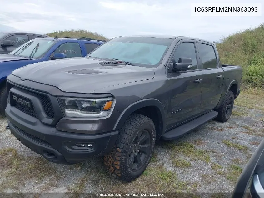 2022 Ram 1500 Rebel VIN: 1C6SRFLM2NN363093 Lot: 40503595