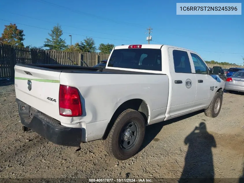 2022 Ram 1500 Classic Tradesman 4X4 6'4 Box VIN: 1C6RR7ST2NS245396 Lot: 40517877