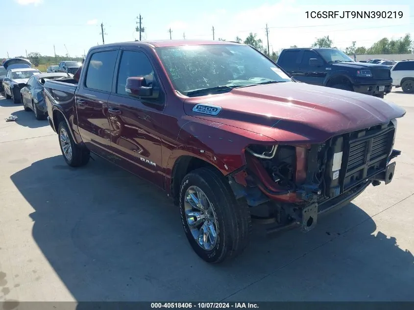 2022 Ram 1500 Laramie VIN: 1C6SRFJT9NN390219 Lot: 40518406