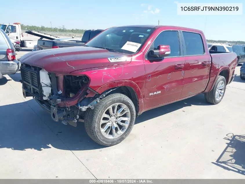 2022 Ram 1500 Laramie VIN: 1C6SRFJT9NN390219 Lot: 40518406