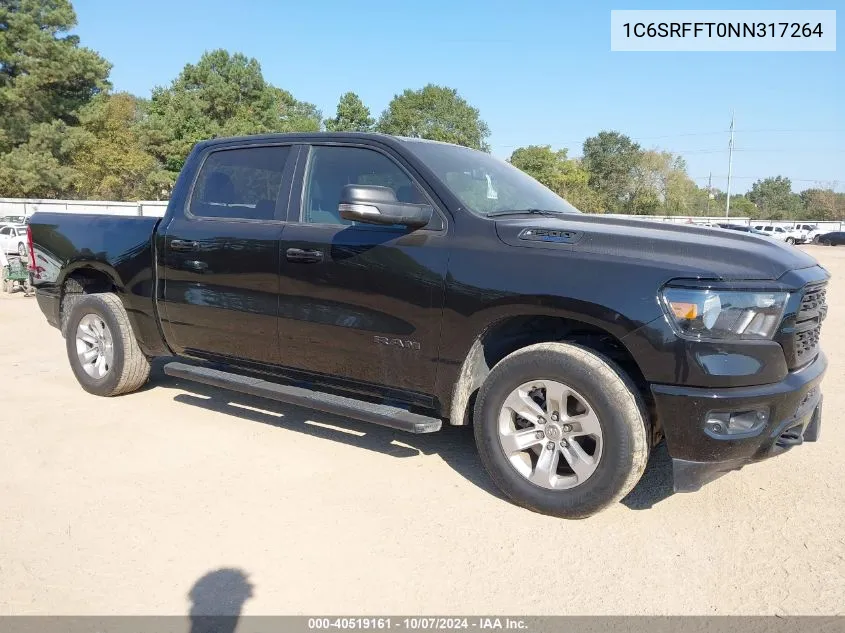 2022 Ram 1500 Lone Star 4X4 5'7 Box VIN: 1C6SRFFT0NN317264 Lot: 40519161