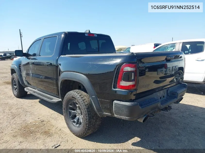 2022 Ram 1500 Trx VIN: 1C6SRFU91NN252514 Lot: 40524620