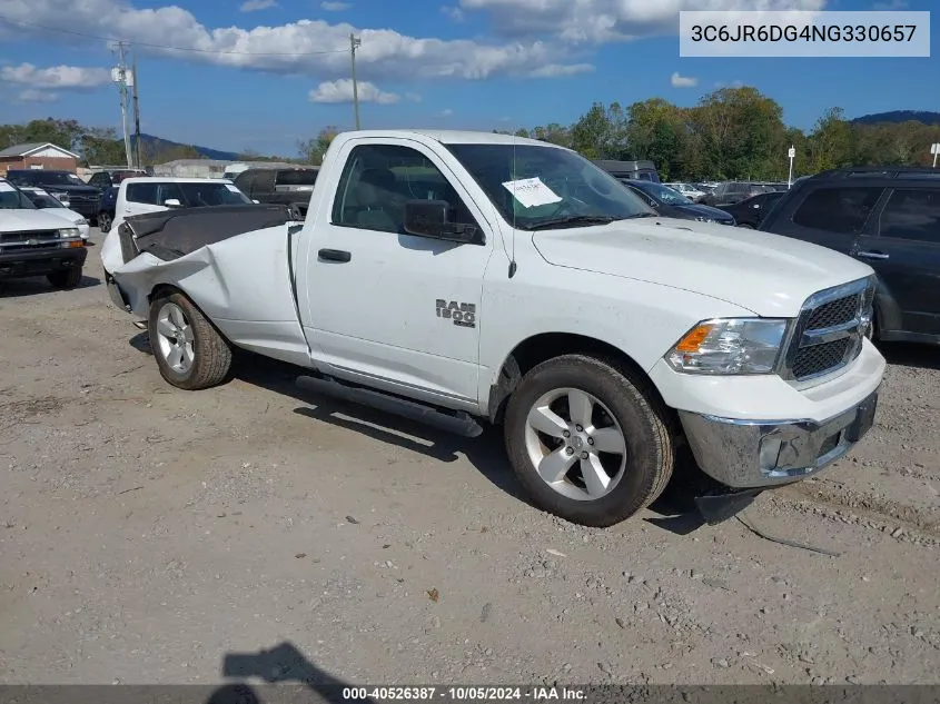 2022 Ram 1500 Classic Tradesman 4X2 8' Box VIN: 3C6JR6DG4NG330657 Lot: 40526387