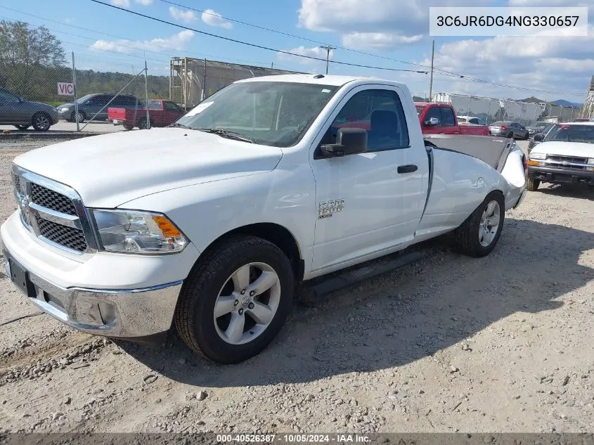 2022 Ram 1500 Classic Tradesman 4X2 8' Box VIN: 3C6JR6DG4NG330657 Lot: 40526387